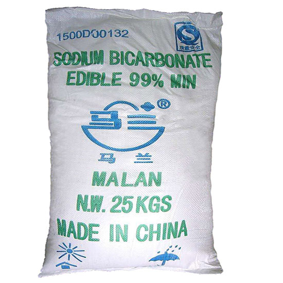 Fabricant de bicarbonate de sodium de haute qualité sac 25 kg Chine poudre Na2hco3