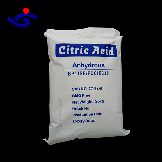 Fabricant industriel de la catégorie 8-40 mailles d'acide citrique monohydraté