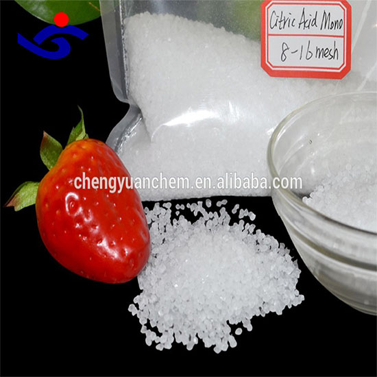 La Chine fabricant de haute qualité en vrac de qualité alimentaire acide citrique / acide citrique monohydrate avec le meilleur prix